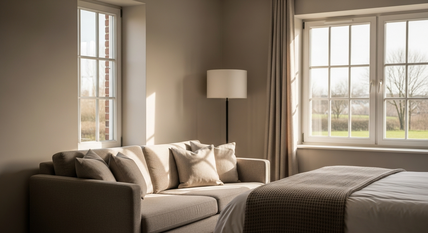 Le secret des hôtels de luxe pour sublimer un canapé basique
