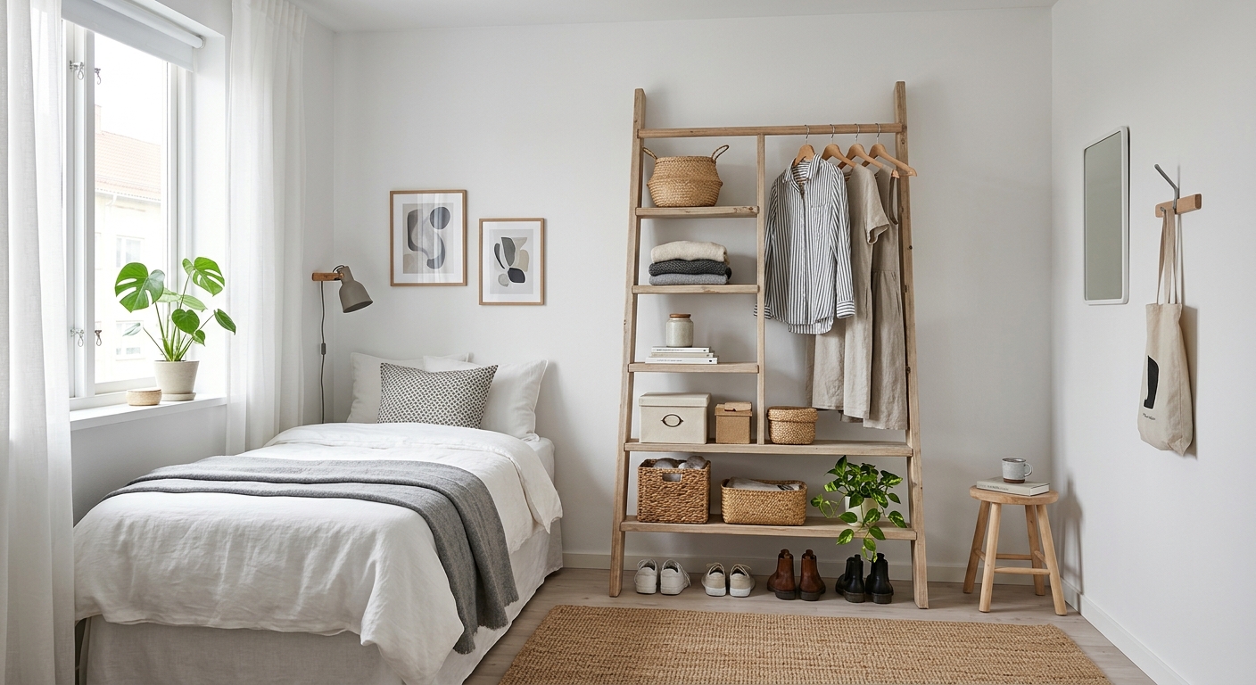 Chambre à l'étroit : l'astuce du meuble détourné qui libère l'espace