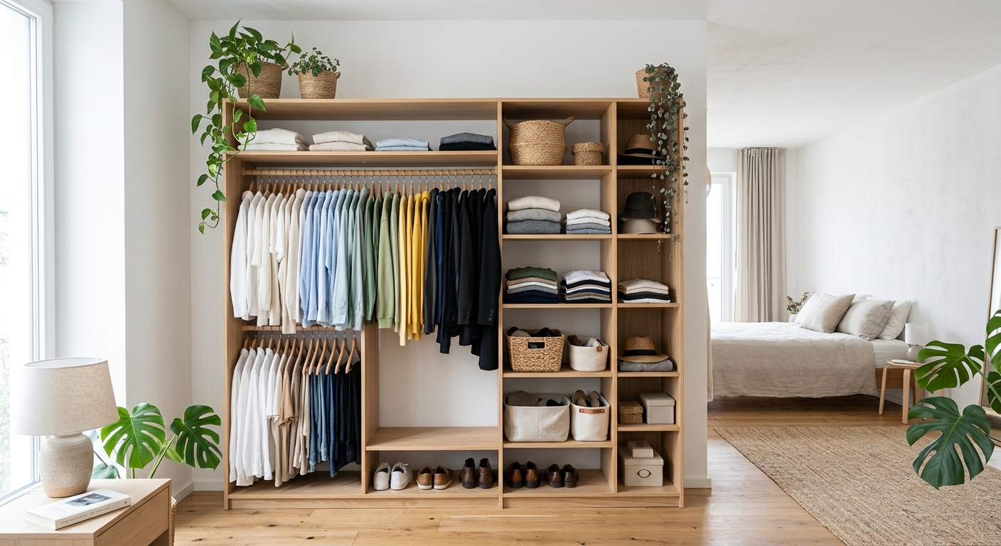 Garde-robe nomade : le meuble qui respire à votre place