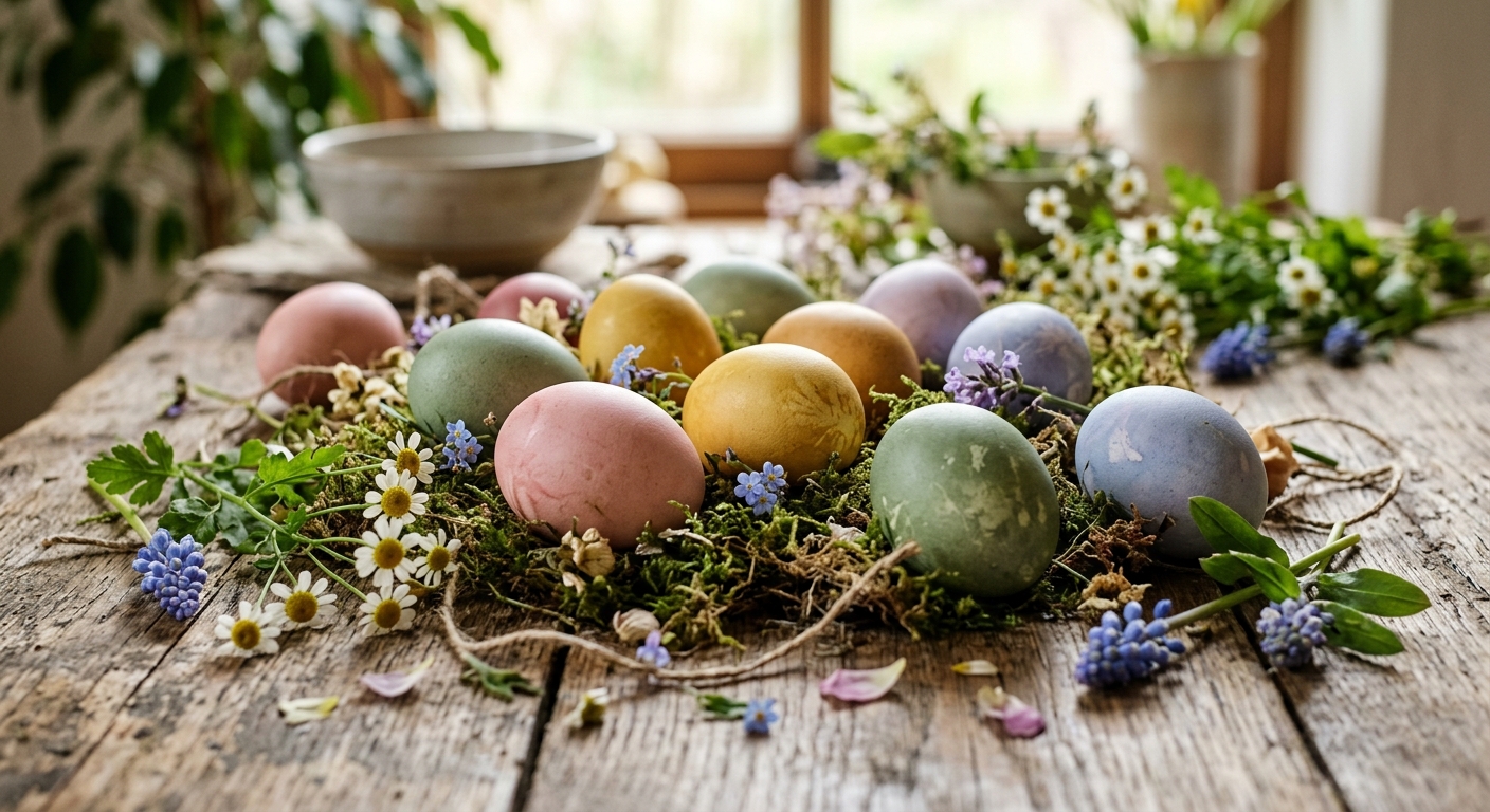 Œufs de Pâques naturels : la décoration printanière qui fascine en 2026