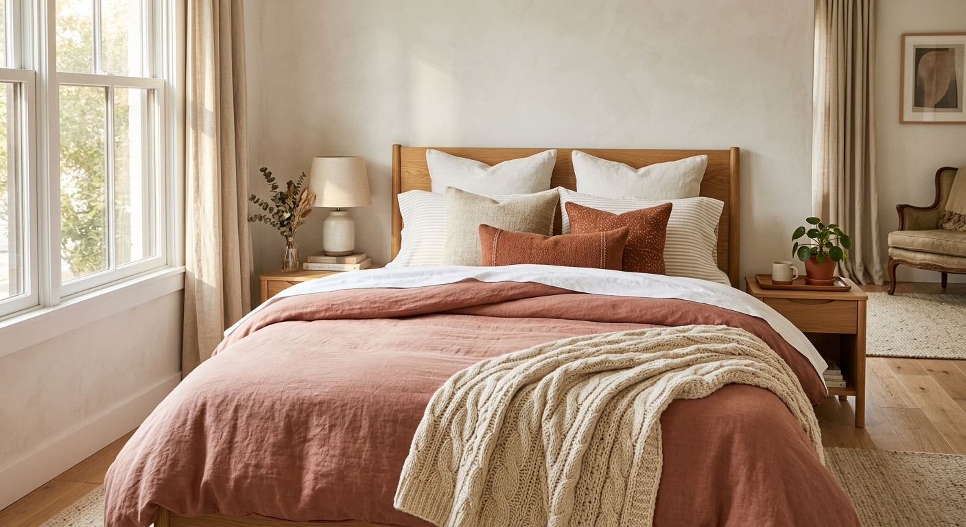 Parure de lit : l'astuce pour réveiller une chambre endormie